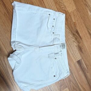 Jcrew White Women's Denim Cutoff Shorts